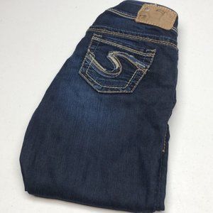 VINTAGE SILVER SUKI SKINNY JEANS 26x33 ❤️